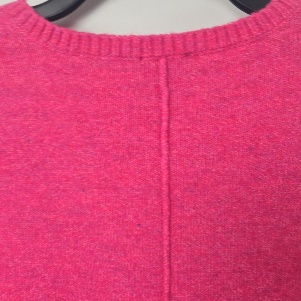 Vince Camuto Large Women's Pullover V-neck Paradox Pink Marled Sweater NWT $69 - Picture 4 of 7